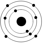 [image of the Bohr heliocentric model]